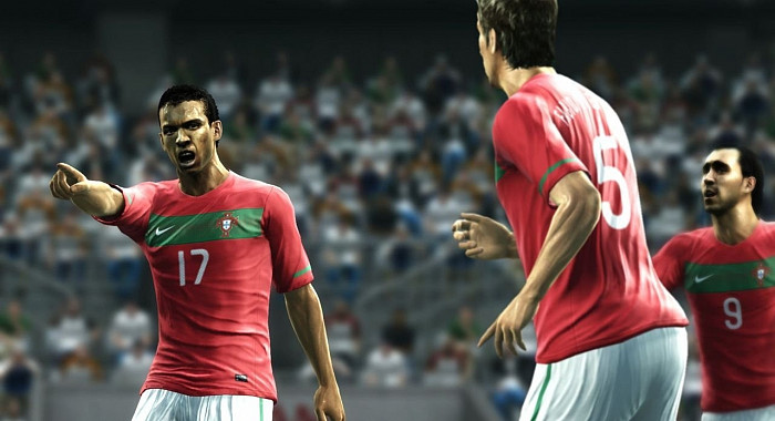 Скриншот из игры Pro Evolution Soccer 2012