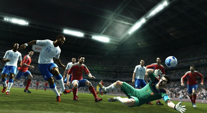 Скриншот из игры Pro Evolution Soccer 2012