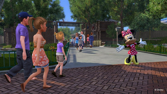 Скриншот из игры Kinect Disneyland Adventures