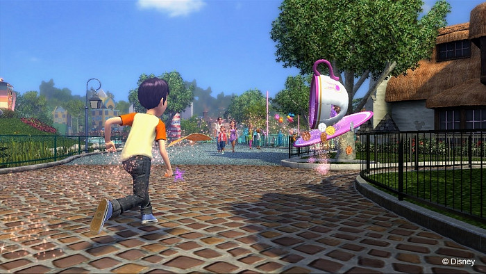 Скриншот из игры Kinect Disneyland Adventures