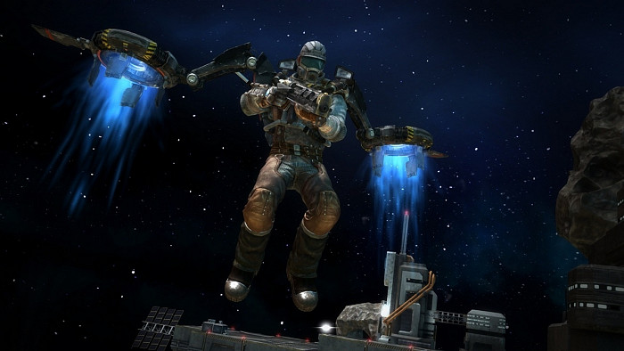 Скриншот из игры Starhawk