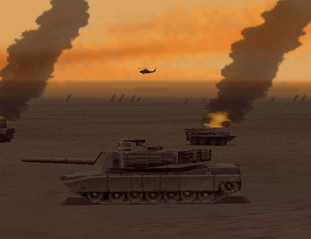 Скриншот из игры M1 Tank Platoon 2