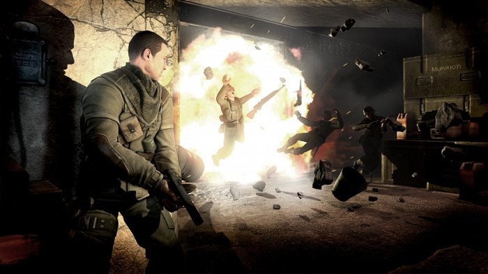 Скриншот из игры Sniper Elite V2