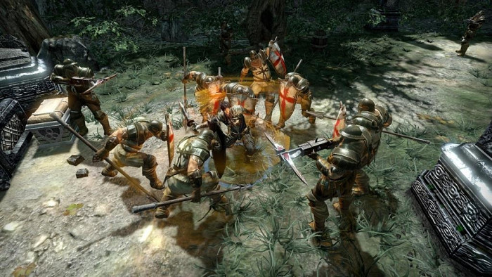 Скриншот из игры Blood Knights