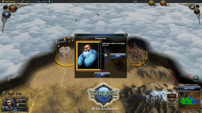 Скриншот из игры Warlock: Master of the Arcane