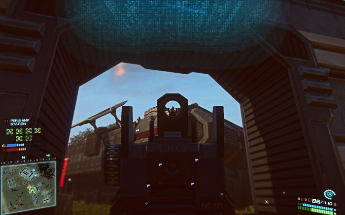 Скриншот из игры Planetside 2