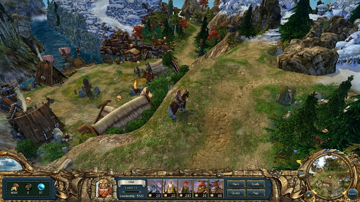 Скриншот из игры King's Bounty: Warriors of the North
