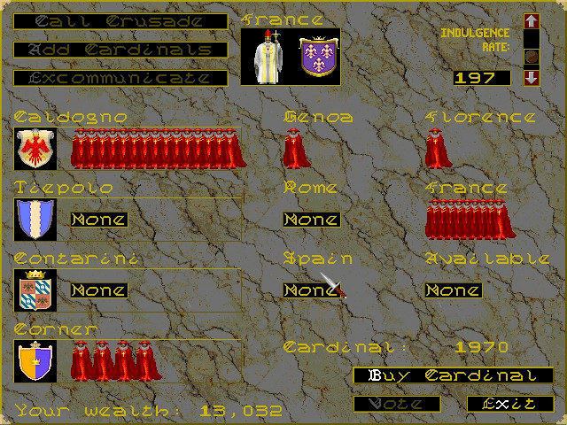 Скриншот из игры Machiavelli the Prince