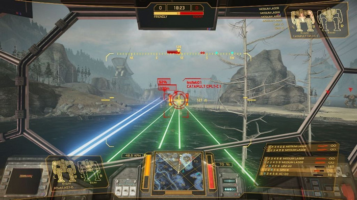 Скриншот из игры MechWarrior Online