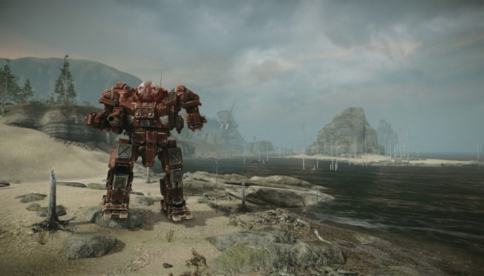 Скриншот из игры MechWarrior Online