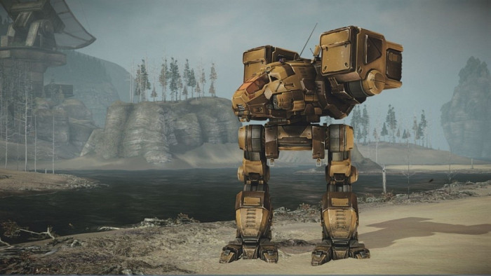 Скриншот из игры MechWarrior Online