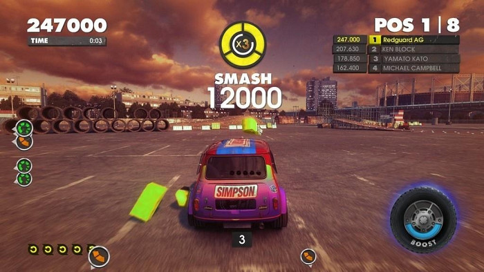 Скриншот из игры DiRT Showdown