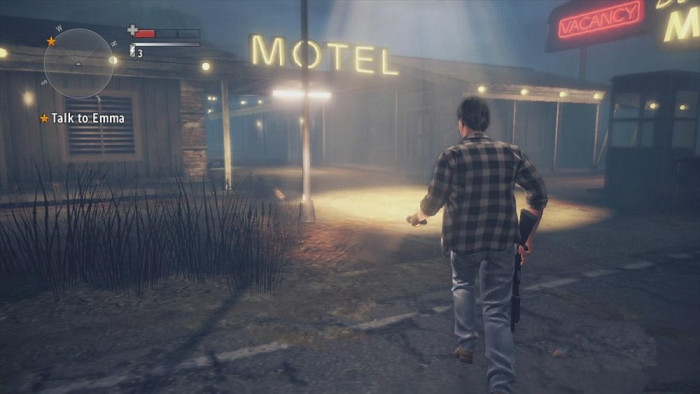 Скриншот из игры Alan Wake's American Nightmare