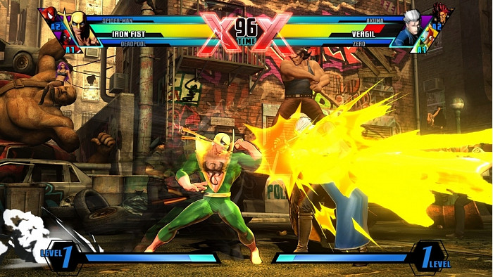 Скриншот из игры Ultimate Marvel vs Capcom 3