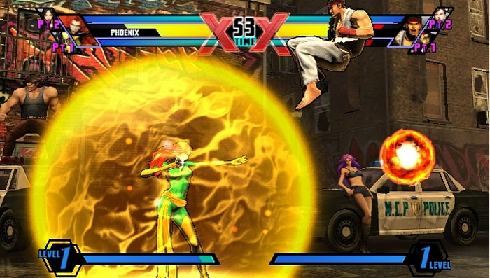 Скриншот из игры Ultimate Marvel vs Capcom 3