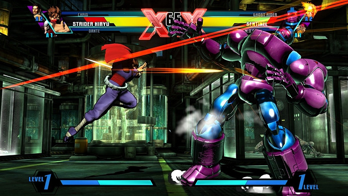 Скриншот из игры Ultimate Marvel vs Capcom 3