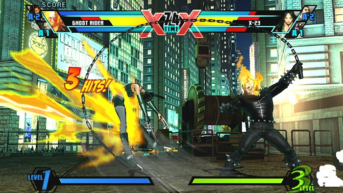 Скриншот из игры Ultimate Marvel vs Capcom 3