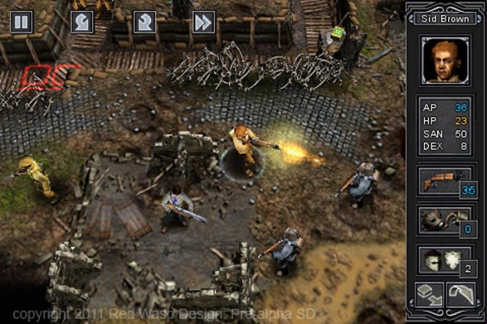 Скриншот из игры Call of Cthulhu: The Wasted Land