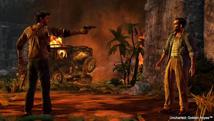 Скриншот из игры Uncharted: Golden Abyss