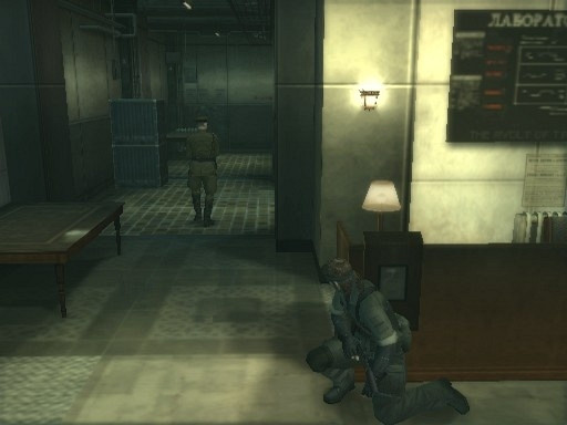 Скриншот из игры Metal Gear Solid HD Collection