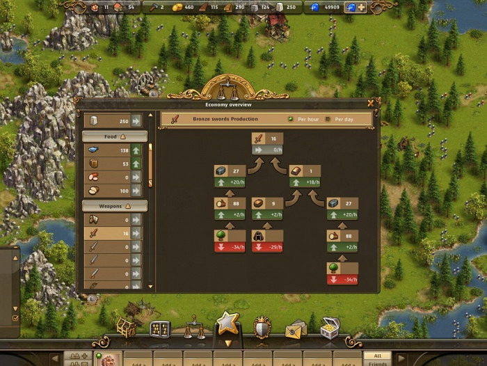 Скриншот из игры Settlers Online