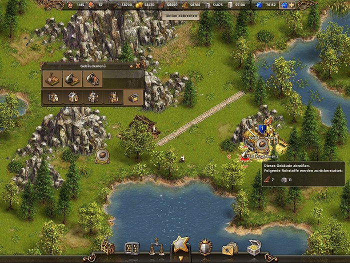 Скриншот из игры Settlers Online