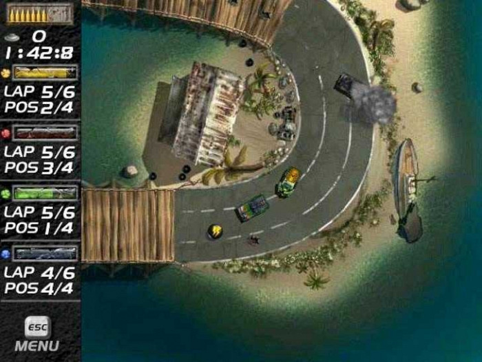 Скриншот из игры Mad Cars