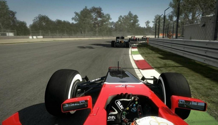 Скриншот из игры F1 2012