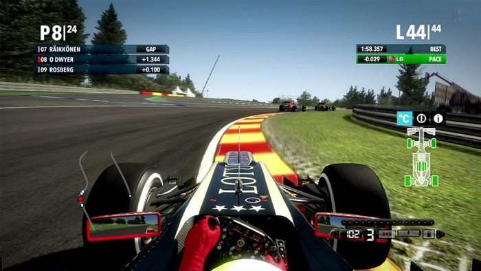 Скриншот из игры F1 2012