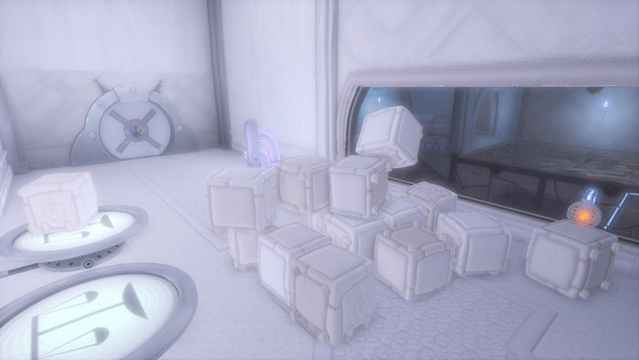 Скриншот из игры Quantum Conundrum