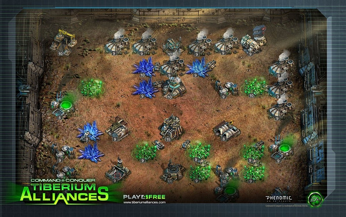 Скриншот из игры Command & Conquer: Tiberium Alliances