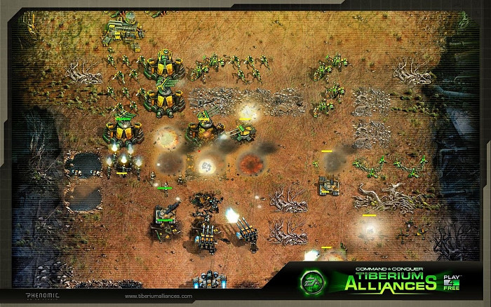 Скриншот из игры Command & Conquer: Tiberium Alliances