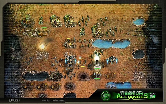 Скриншот из игры Command & Conquer: Tiberium Alliances