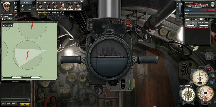 Скриншот из игры Silent Hunter Online