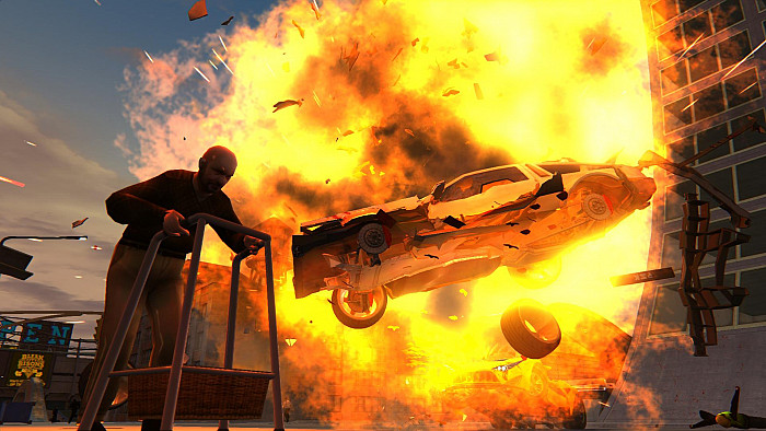 Скриншот из игры Carmageddon: Reincarnation