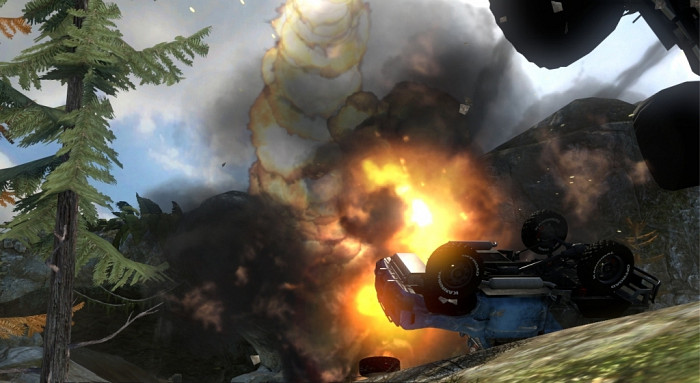 Скриншот из игры Carmageddon: Reincarnation