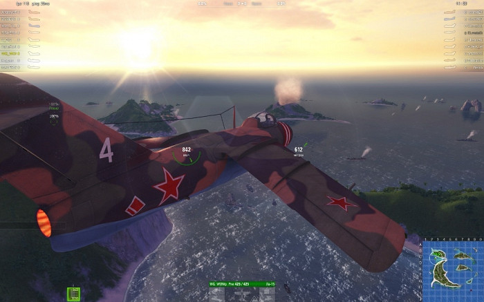 Скриншот из игры World of Warplanes