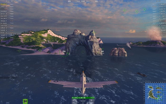 Скриншот из игры World of Warplanes