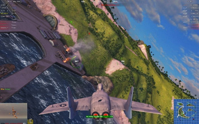 Скриншот из игры World of Warplanes