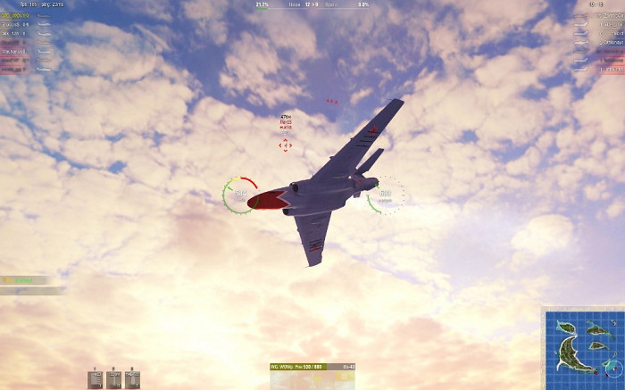 Скриншот из игры World of Warplanes