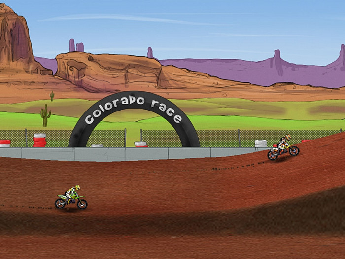 Скриншот из игры Mad Skills Motocross