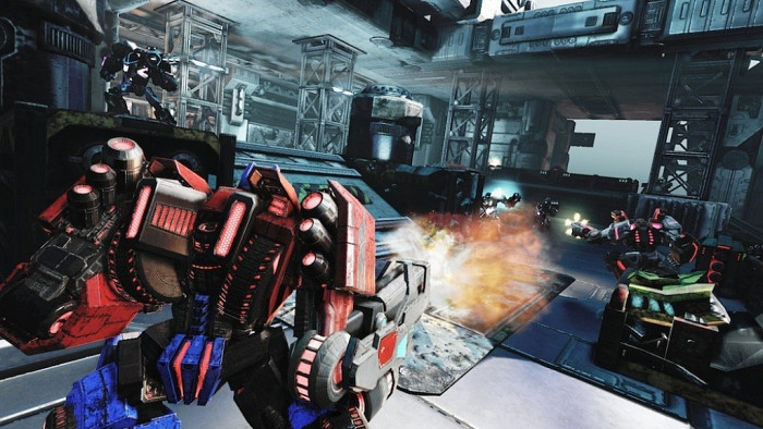 Скриншот из игры Transformers: Fall of Cybertron