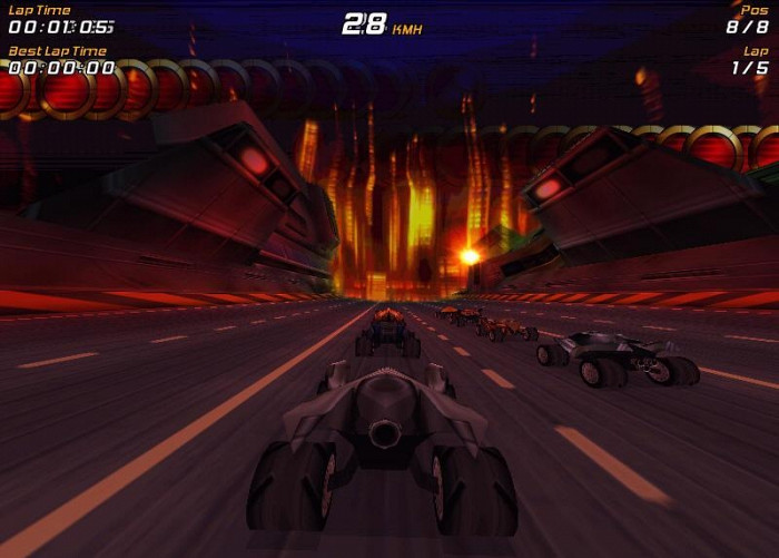 Скриншот из игры Mad Trax