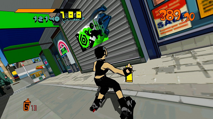 Скриншот из игры Jet Set Radio