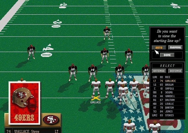 Скриншот из игры Madden NFL '97
