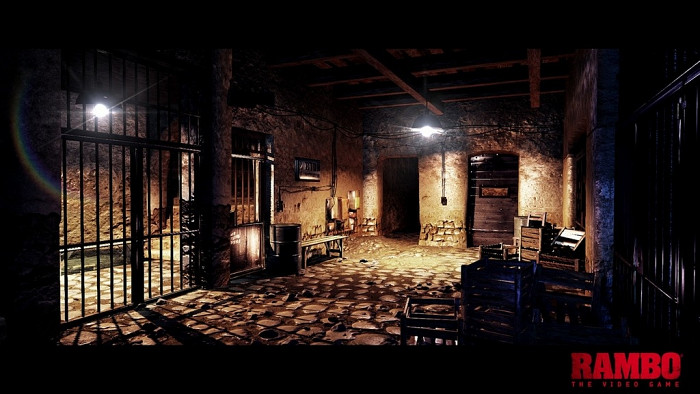 Скриншот из игры Rambo: The Video Game