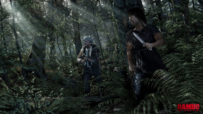 Скриншот из игры Rambo: The Video Game