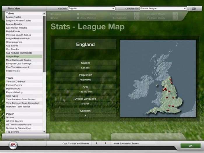Скриншот из игры FIFA Manager 07