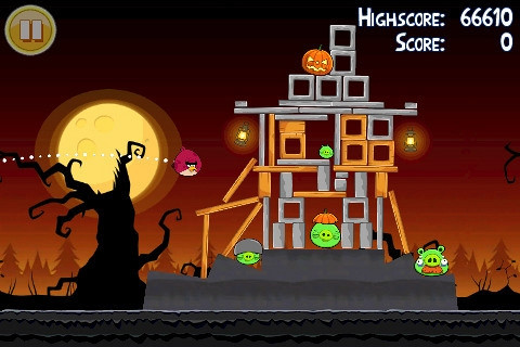 Скриншот из игры Angry Birds Seasons
