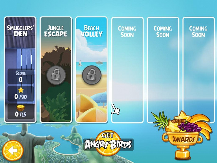 Скриншот из игры Angry Birds Rio